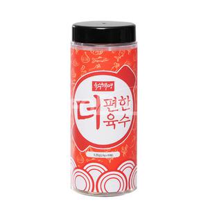 더편한 육수 멸치 다시마 국 탕 찌개 전골 편하고 더진한 육수 동전 코인 한알 고체 만능 육수 1병