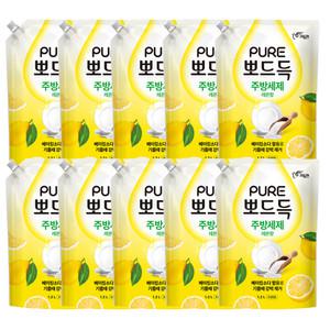피죤 퓨어 뽀드득 주방세제 레몬향 1.2L X10개(1box)
