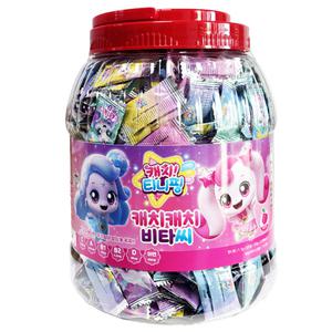 새콤달콤 복숭아 맛 캐치티니핑 비타민 500정 키즈비타 비타민c