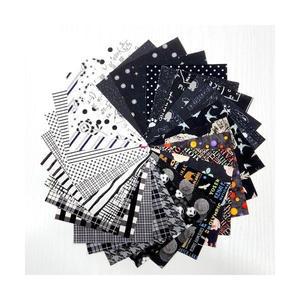 수입 퀼트 조각원단 패키지 블랙 30종 15cm X 15cm