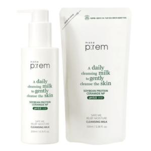 메이크프렘 세이프 미 릴리프 모이스처 비건 클렌징밀크 200ml + 리필 100ml