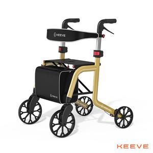 키브 롤레이터 성인보행기 KV R2 골드 실버카 시니어 노인유모차