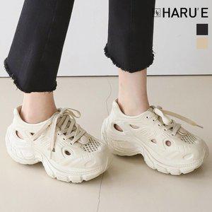 [하루에]베인 여성 여름 키높이 스니커즈 운동화 슬리퍼 6cm