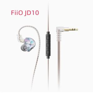 FiiO 유선 이어폰 HIFI 스테레오 베이스 음악 스포츠 헤드폰 게임용 JD10