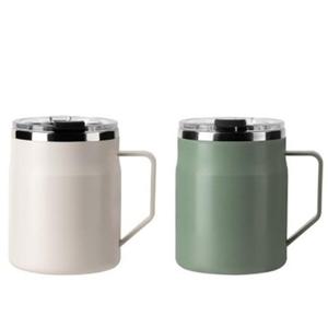 대용량 스텐 손잡이 머그컵 475ml