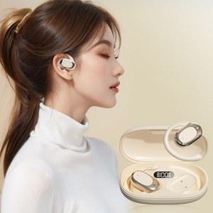 귀걸이형 무선 노이즈캔슬링 블루투스 스포츠 골전도 어플 Voyager 유닛