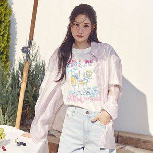 [온앤온](신세계 사우스시티)[정채연 착용]스트라이프 쉬어 썸머 셔츠 NEW5MB612