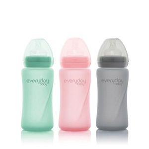 [핫트랙스]4P 에브리데이베이비 온도감지 유리젖병 240ml
