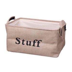 황마 수납 바구니 패브릭 빨래 바스켓 정리함 STUFF