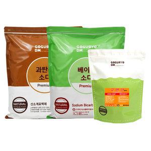 프리미엄 셋트(과탄산소다 5kg + 베이킹소다 5kg + 구연산 2kg = 12kg)