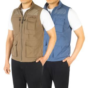 봄여름 멀티포켓 망사 조끼 아웃도어 작업복 VSWF-20