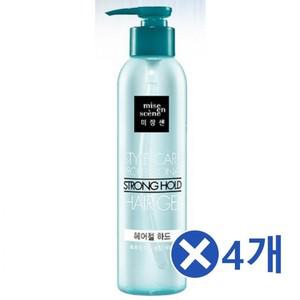 미쟝센 헤어젤 하드 250mlx4개 머리고정 머리스타일링