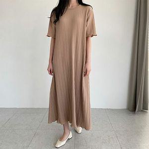 주름에이원피스 임산부원피스  빅사이즈 플리츠 롱원피스 임부복