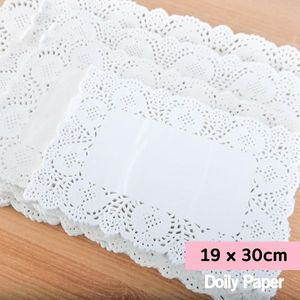 [신세계몰]파티용품 파티테이블장식 사각 도일리페이퍼100매 19x30cm