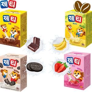 제티 초코 20T (초코,바나나,딸기.쿠키앤초코)선택가능