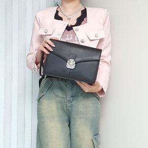 던힐 가죽 남성 맨스백 세컨백 클러치백 중고 명품 정품 가방 은피아노
