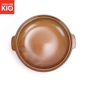 홍익 양수전골 뚝배기 내열도자기 웰빙세라믹 황토 감자탕 찜 닭도리탕냄비 손잡이 다용도 찌개