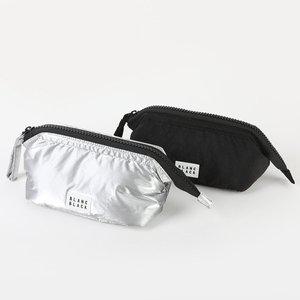 [블랑블랙]스트랩 파이핑 다용도 화장품 멀티 파우치
