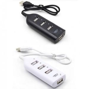 2.0 허브 usb 4포트 무전원 멀티탭 길이 55cm 블랙화이트 연결줄