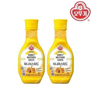 오뚜기 허니 머스타드소스 265g 2개 샐러드 소시지 만능
