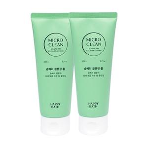 해피바스 마이크로 클린 솝베리 클렌징폼 150g x2