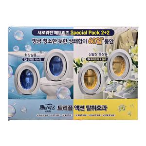 .페브리즈 화장실용 2입 + 실내비치용 2입