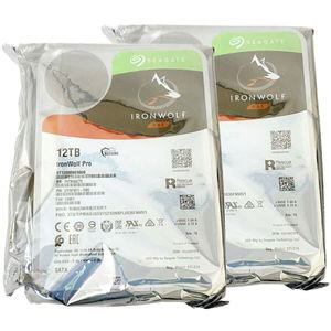 2X 씨게이트 아이언울프 프로 12TB NAS 하드 드라이브 SATA 6Gb/s 3.5 S