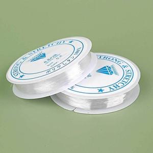 줄 0.4mm 크리스탈텍 비즈 우레탄 공예 부자재 15M 공예끈 팔찌만들기 우레탄 줄0.4MM