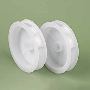 공예 우레탄 부자재 줄 비즈 0.4mm 크리스탈텍 15M 공예끈 팔찌만들기 우레탄 줄0.4MM