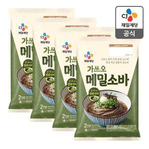 [CJ제일제당][본사배송] 가쓰오메밀소바(2인) 568.4g X 4개