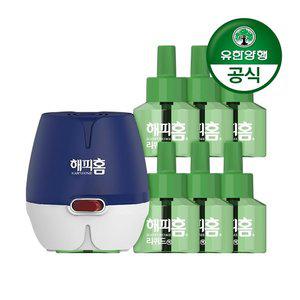 [유한양행]해피홈 코드형 리퀴드 모기향(본품+리필)+리필 45일 6개