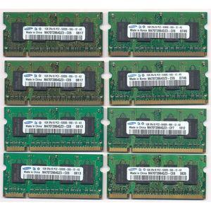 민트 LOT 8 1gb 삼성 PC2 DDR2 5300S 6400S 노트북 RAM 메모리 SODIMM 8gb