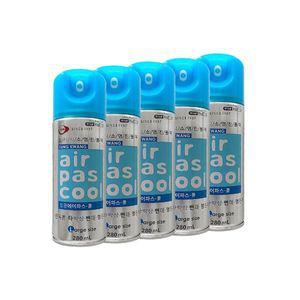 KOR 메온셀 성광 에어파스 쿨 스프레이 280ml x5개 뿌리는파스
