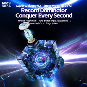 [JudyCube] MOYU 슈퍼 웨이롱 V2 AI 자기 부상 3X3 매직 스피드 큐브 20M Magico