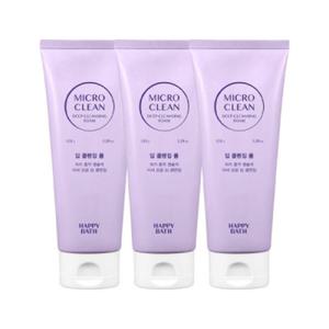 해피바스 마이크로 클린 딥 클렌징 폼 150g x 3개