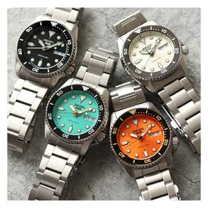 세이코5 스포츠 오토메틱 시계 SKX 미드사이즈 남성 여성 공용 일본직배