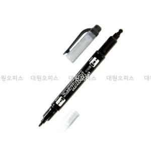 동아 원터치 양면 컴퓨터용 싸인펜 낱개 -둥근닙 수험싸인펜 컴퓨터펜 시험용싸인펜