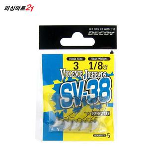 데코이 SV-38 바이오렌스 지그헤드 락피쉬 볼락훅
