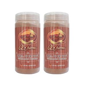 큐팜스 시나몬 계피 토핑파우더 180g 2개세트 계피가루