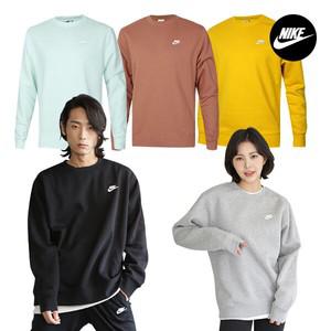 클래식 클럽 크루넥 기모 남자 여성 라운드 맨투맨 긴팔티셔츠 BV2662 8종 택