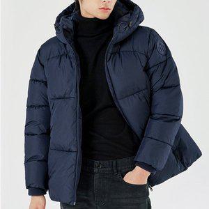 [KMG]남성 가을 겨울 아우터 데일리 도톰 패딩 점퍼 네이비