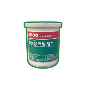 고점성 크림 방수 D100 1L 탄성도막방수 옥상 벽면 방수재