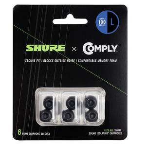 SHURE EACYF1-6 슈어 컴플라이 T100시리즈 폼팁 총알팁 이어팁 삼아정품