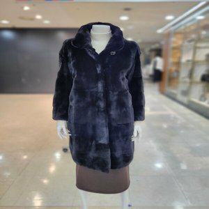 [GEO FUR] 천연모피 휘메일 밍크 풀스킨 롱 코트_G004SLC0110