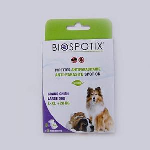 BIOSPOTIX 중대형견 20KG 3ML 3 강아지해충기피제 천연해충퇴치제