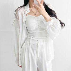 드엔 시스루 남방/시스루셔츠/여름셔츠/오버핏/빅사이즈/비치웨어