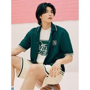 [빈폴] 허니콤 피케 풀오픈 저지 카디건 그린 (BC4442C41M)