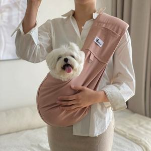 어깨편한 이동가방 고양이 강아지슬링백 반려동물 포대기 애견 가방 캐리어 강아지 산책 이동장