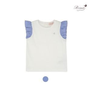 [보리보리/페리미츠]블루체크날개셔링TS(P2424T181_13)