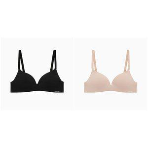 [Calvin Klein Underwear](본점)CK 여성 섭리미널 와이어프리 푸쉬업 플런지 브라 2종 택 1(QP3250A-UB1...